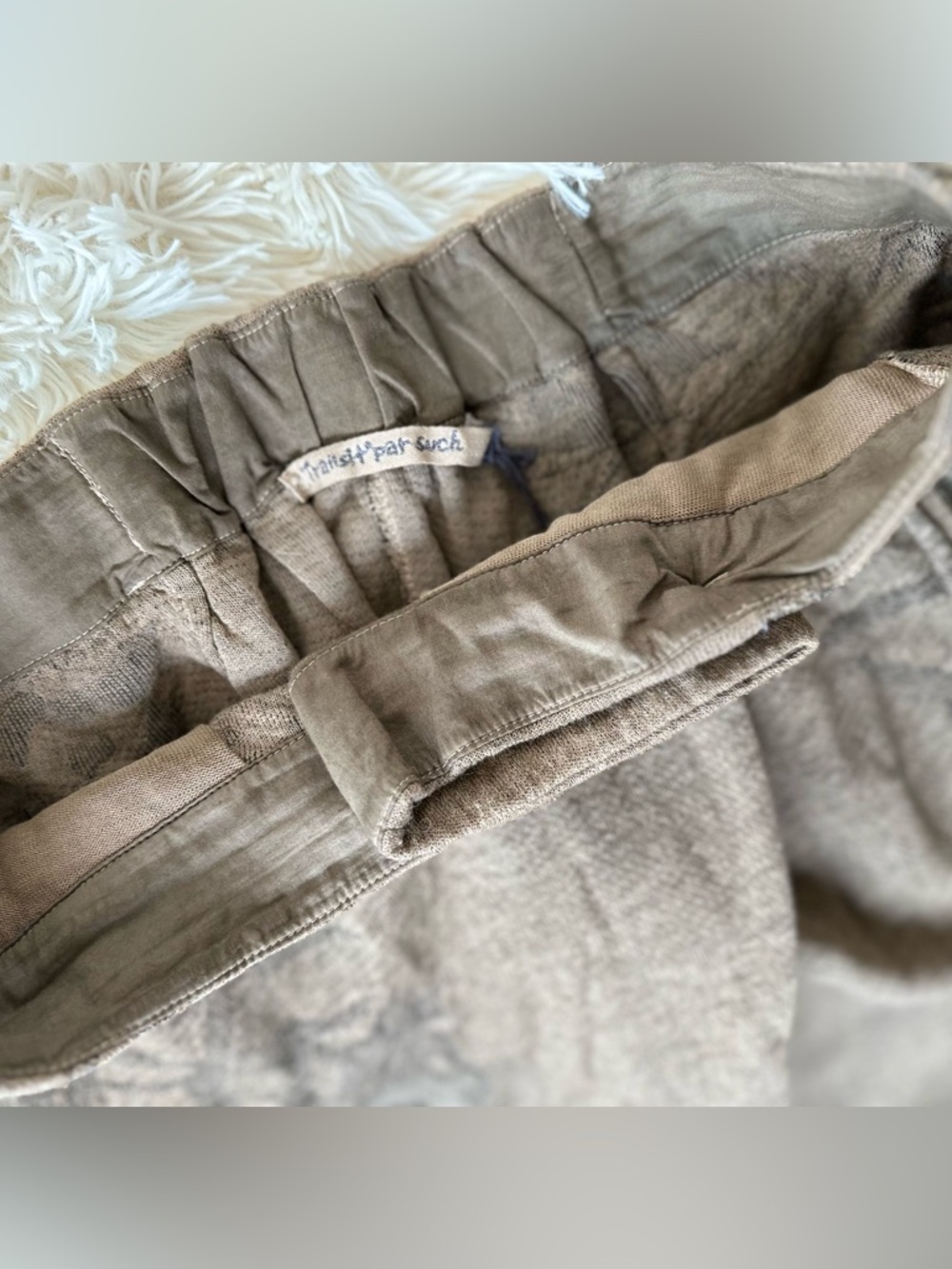 Transit Par Such, cropped pant, dropped crotch